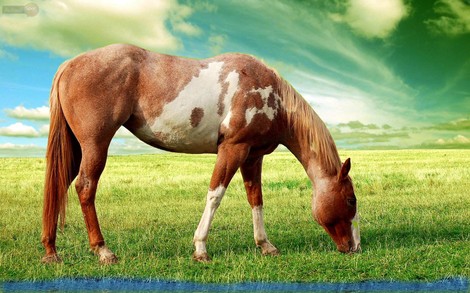 paint horses wallpaper
