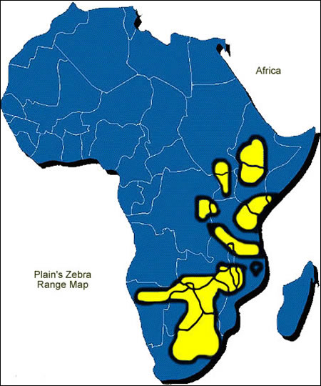 Jungle Maps Map Of Africa Where Zebras Live